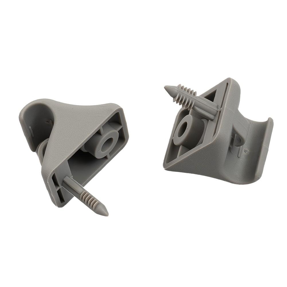 Klips Klips Sunvisor Retainer Clips 2PC Brand Clip Easy Grey