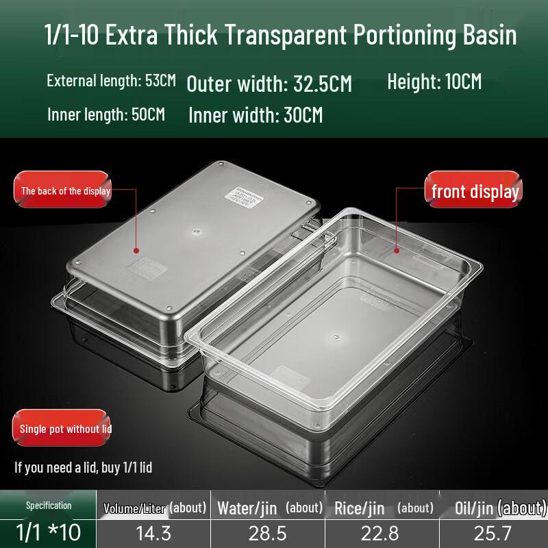 Clear Acrylic Food Display Box
