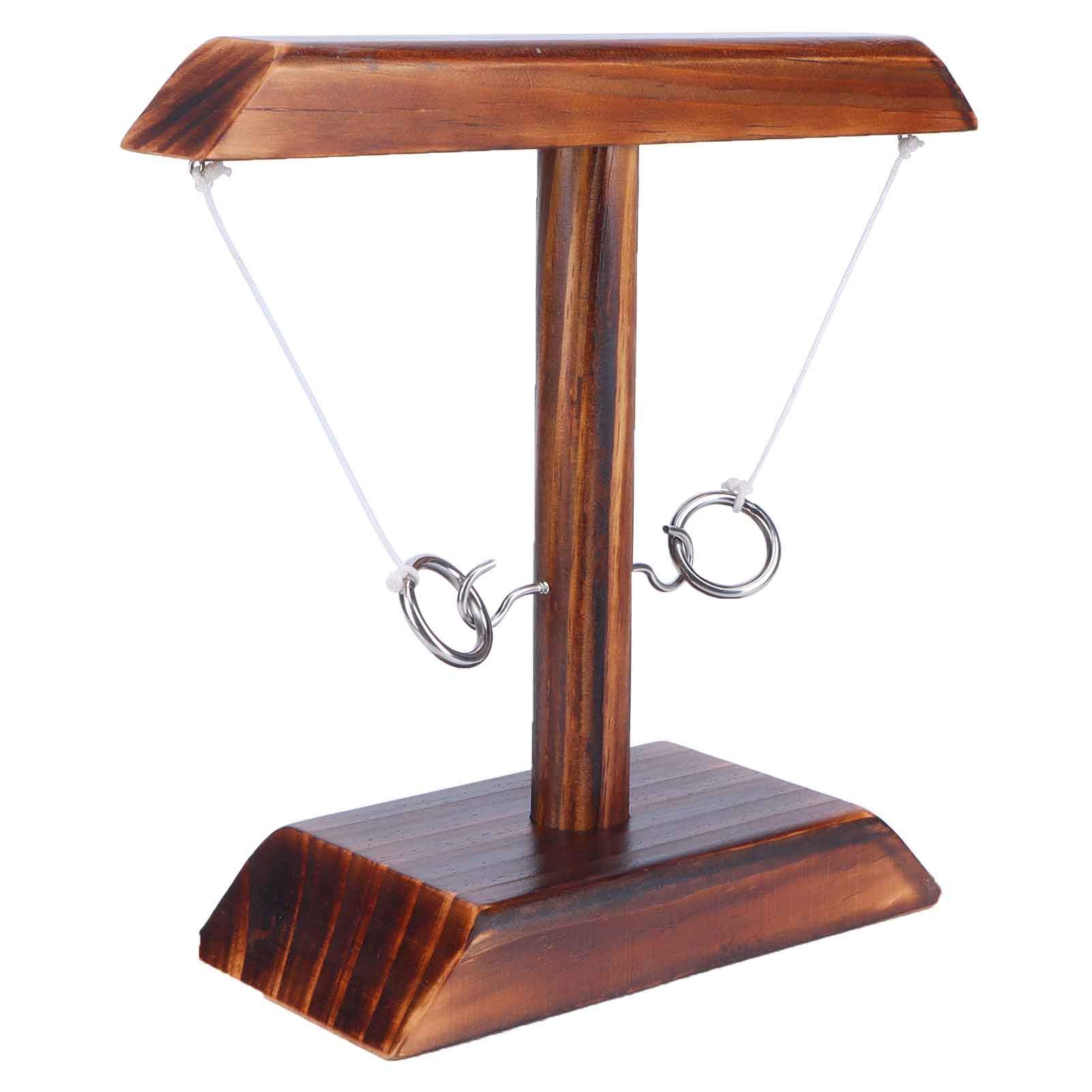 

Bindu Ring Toss Game, Hook and Ring Toss Game, Portable Small Interactive Preschool Toy for Indoor and Outdoor Play (2)