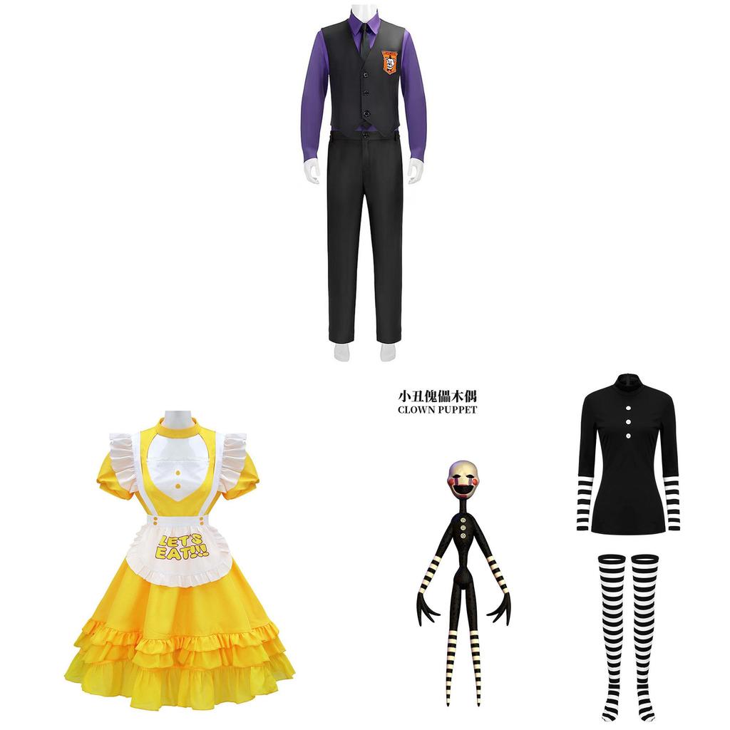 Five Nights At Freddys Cosplay Costume Set For Youth Party Wear