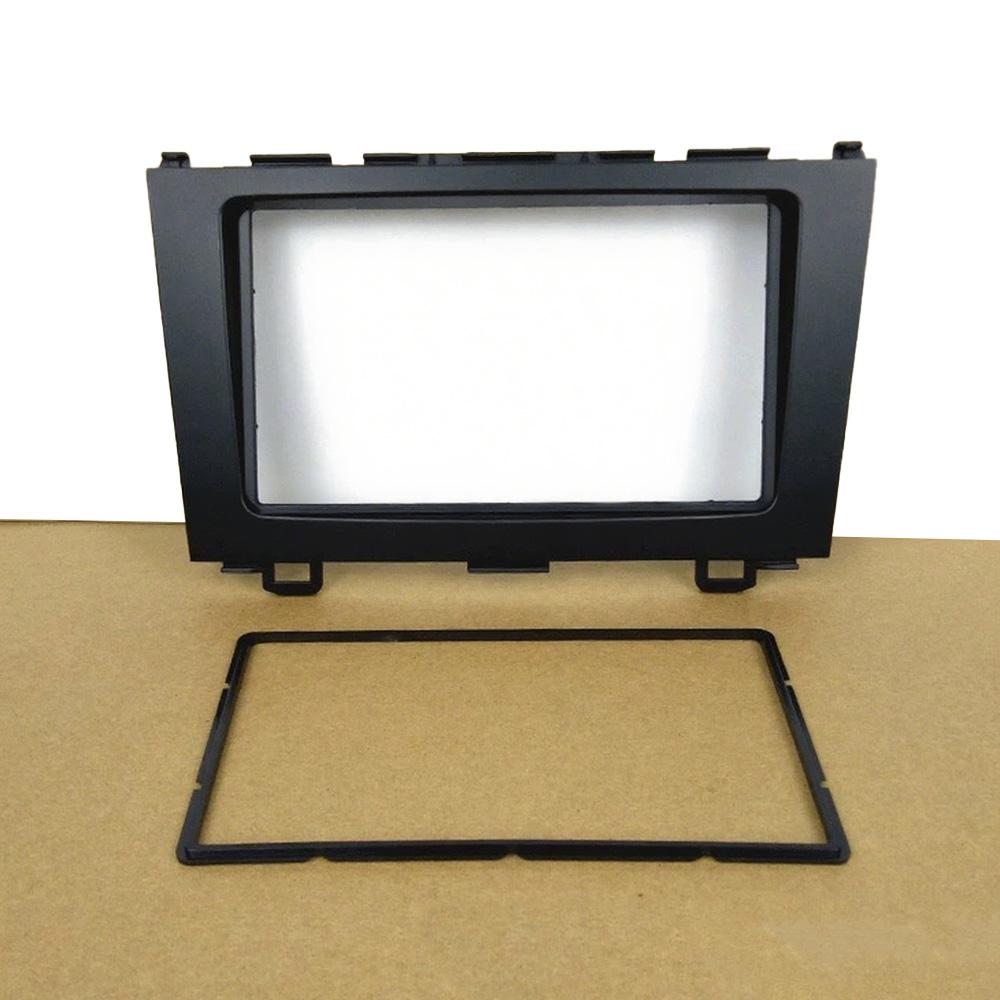 

2 Din Car DVD Stereo Radio Navigation Fascia Dash Panel Frame Trim Kit Fit for Honda CRV CR-V 2007 2008 2009 2010 чорний