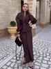 2025 Autumn: Women's V-Neck Long-Sleeve Cardigan & High-Waisted Skirt Set
