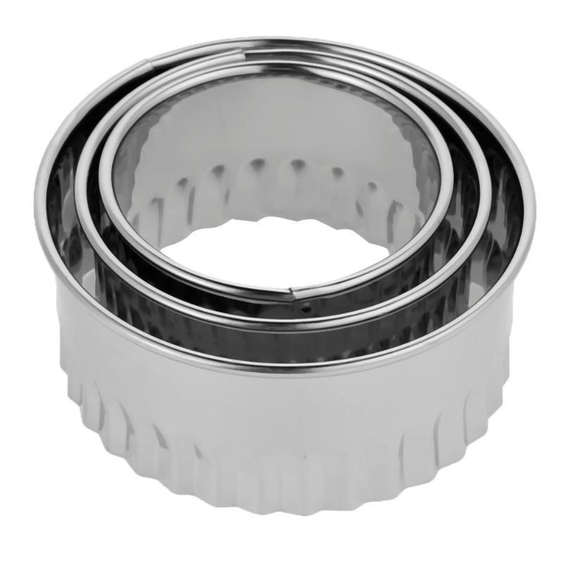 

3pcs нержавеющей стали клецки формы тесто пресс резак тесто чайник инструмент