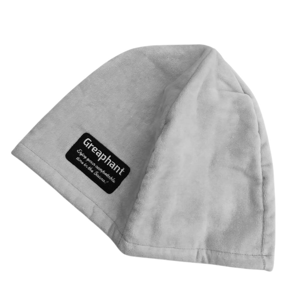 Sauna Hat Made from Imabari Made in Sauna Large Sauna Odor Antibacterial [Greaphant] Towels, 100% Cotton, Japan, Cap, Size, Men's, Women's, Unisex,