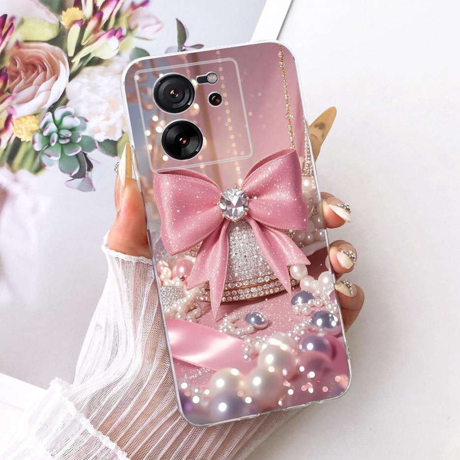 For Xiaomi Mi 13T Pro 5G Case Luxury Butterfly Tree Painted Cover Soft Silicone Phone Case For Xiaomi 13T Pro Mi13T Pro 5G Shell