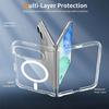 Hülle für iPhone Duo, Stoßfester Schutz mit Magnetischem Kreis - Transparent