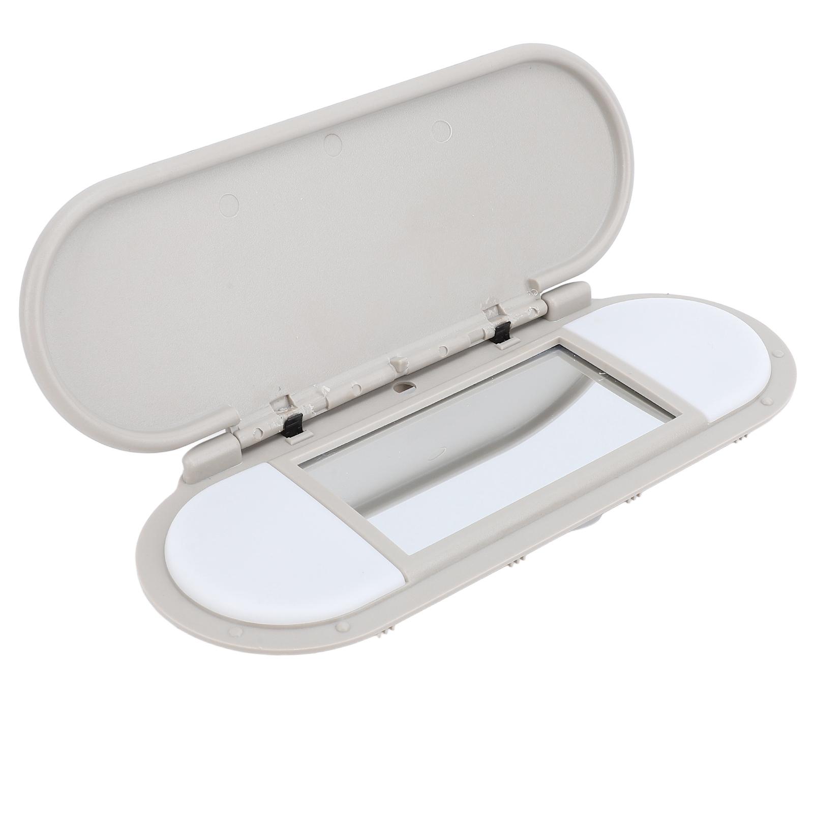 

Sun Visor Vanity Mirror Cover 51167366950 Sturdy Sun Visor Makeup Mirror Cover for Cooper F54 F55 F56 F60 2015 to 2022 серый