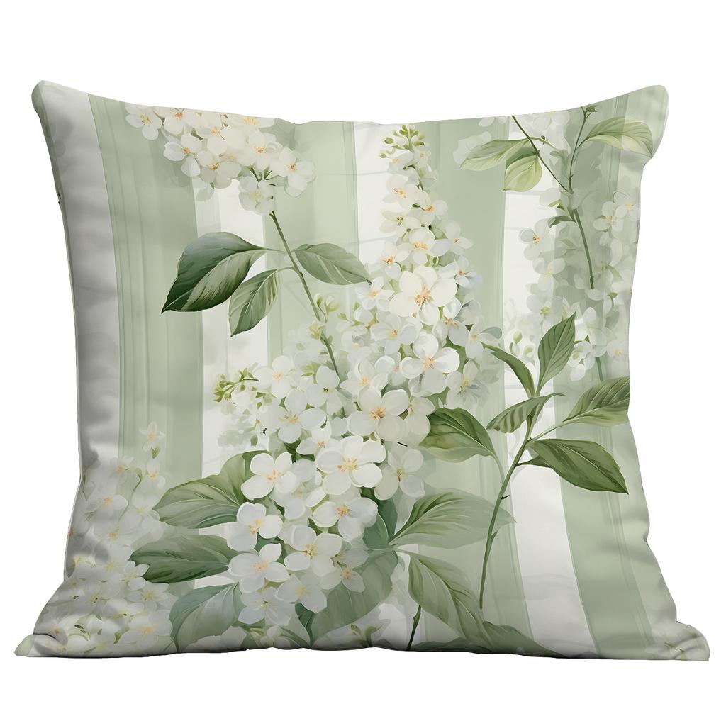 Ny Akvarell Pastoral Blommig Kuddfodral Hem Vardagsrum Soffa Kudde Kuddfodral Premium Hållbar Kvalitet