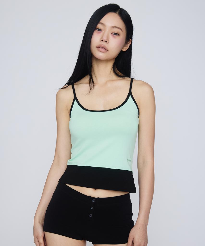 Gimeo Layered Tank Top Mint