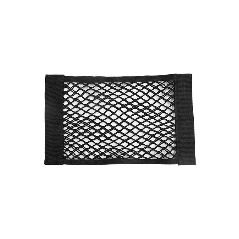Universal Car Back Rear Mesh Trunk Seat Elastic String Storage Pocket Cage Magic Auto Bag Back Bag Seat Net Sticker Organiz U0P9