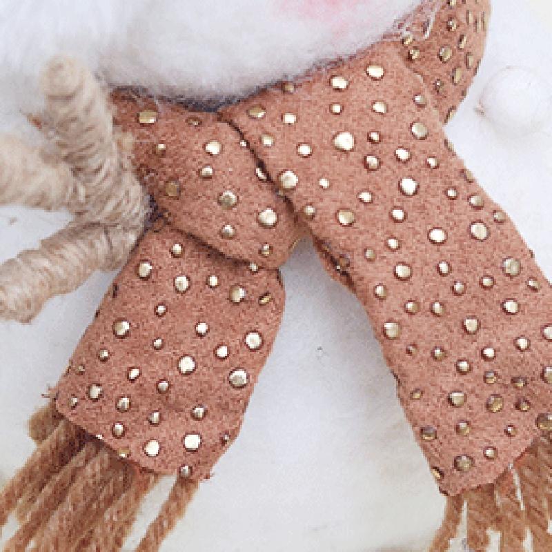 Wind Wool Felt Elk Snowman Doll Desktop Ornament 1PCS Snowman