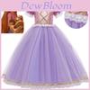 Costum Encantator Rapunzel din Tangled pentru Fete - Rochie Fancy de Prințesă pentru Cosplay