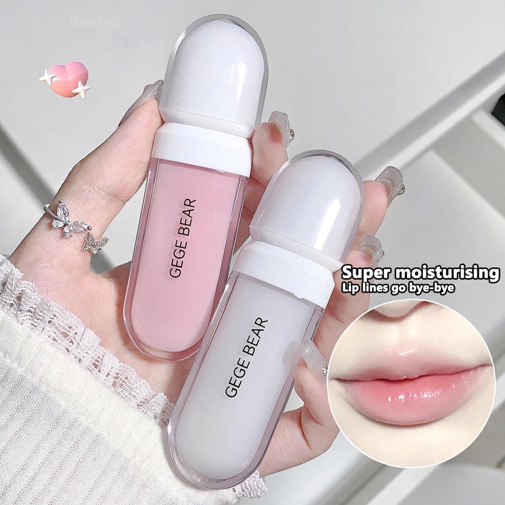 Clear Lip Gloss Lip Oil Lip Plumping Base Hydrating Moisturising Lip Care Liquid Lip Balm Lip Makeup Lips Jelly Glaze