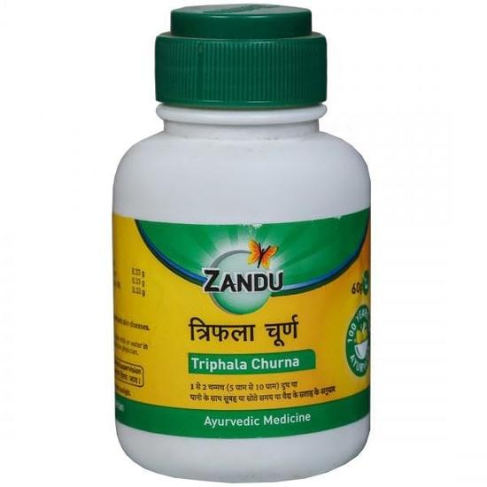 Zandu TRIPHALA CHURNA 180 GM(PACK OF THREE)
