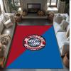 Alfombra Suave de Área con Patrón de Fútbol del Bayern de Múnich, Alfombra de Suelo Interior Antideslizante, Esterilla Decorativa Deportiva para Dormitorio