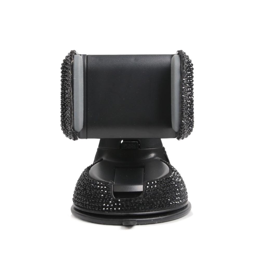 Bling Rhinestone Mobile Phone Holder Secure Hold Air Vent Phone Holder for Car Dashboard