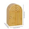 Arched Wooden Phone Organizer | Vertical Divider Compartments, Storage Box, Carved