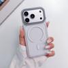 Applicable to iphone17promax magnetic mobile phone case transparent apple 16 two-in-one anti-drop protective case 15