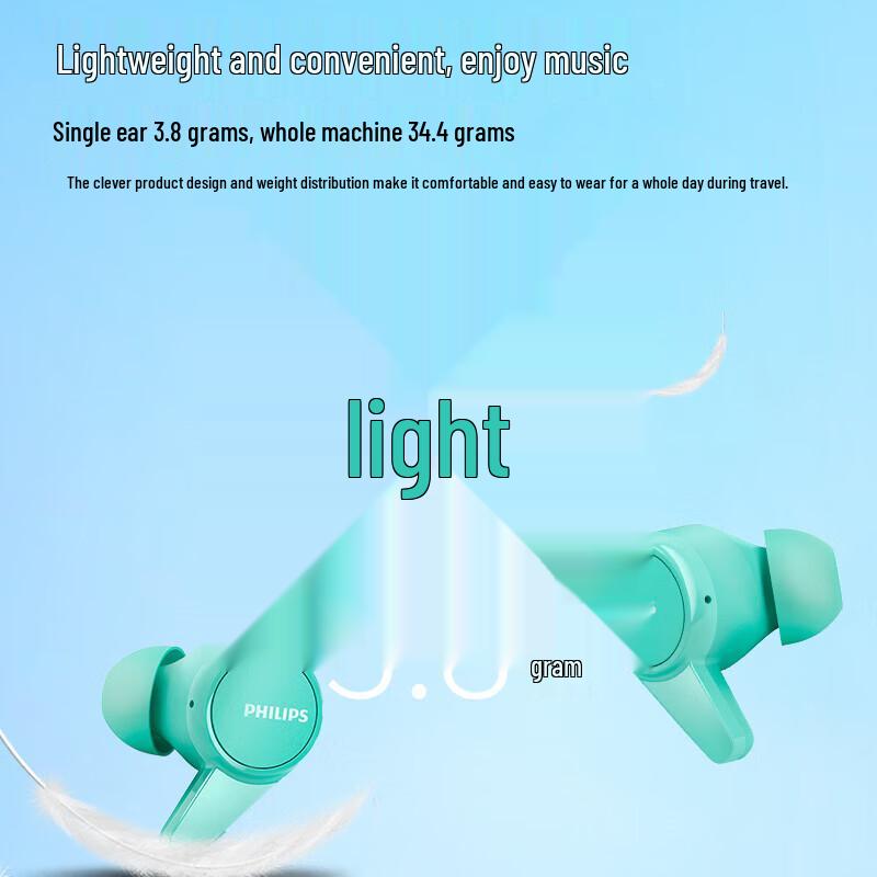 Philips TAT1207 True Wireless Bluetooth Earbuds