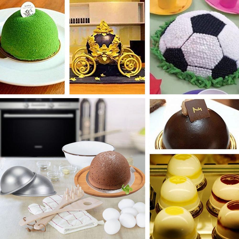 Antihaft-Kuppel-Kuchenform Flache Halbkugel-Hemisphäre-Kuchenform Halbkugel-Form Kuchenbacken