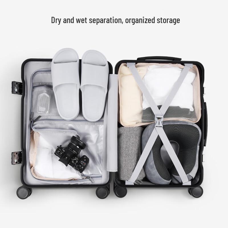 JD Zhizao Wuji One-Key Front-Open Aluminum Frame Luggage