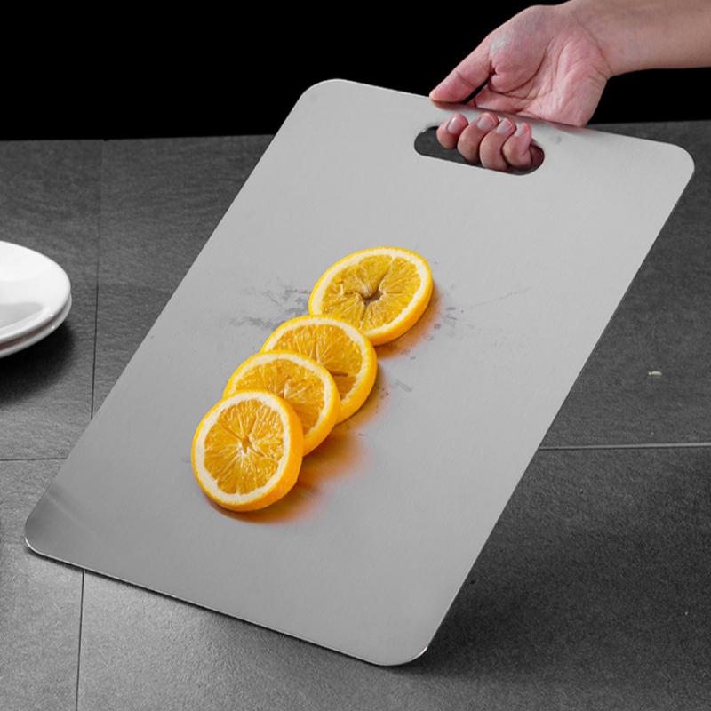 Stainless Steel Cutting Board Easy To Clean Thickened Mildew Resistant Kneading Dough Chopping Boards Tool Kitchen Acceesories