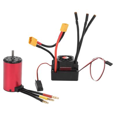 SURPASSHOBBY 4068 RC Brushless Motor 2050KV+120A Waterproof ESC XT60 Connector for 18 RC Car