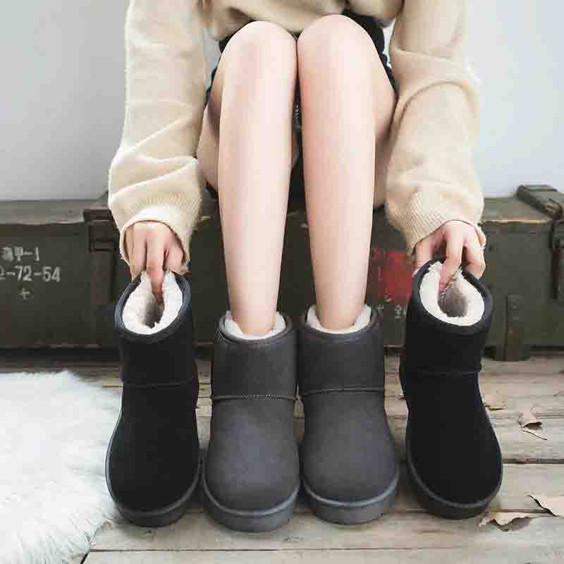 Buy Snow Boots Women's Autumn and Winter Thickening and Velvet Cotton