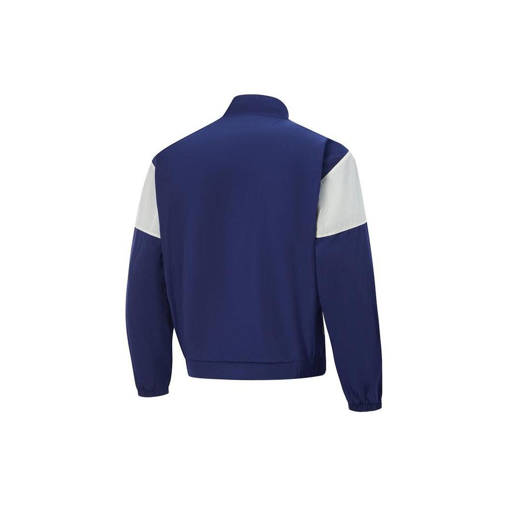Li Ning Table Tennis Series Color Block Zip Up Sports Jacket Unisex Jackets Blue AFDU997-4