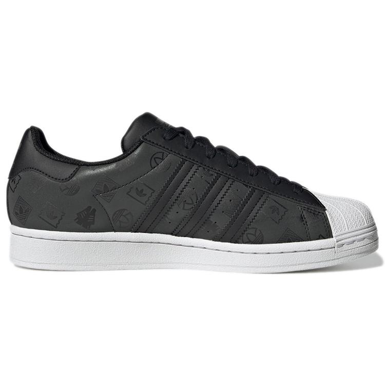 adidas Originals Superstar Shoes 'Black Green Monogram' Men's GX8412