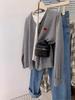 2025 Autumn/Winter Women's Wool Round Neck Knit Cardigan - Elegant Loose Sweater Coat
