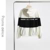 Women's Color-Block Hooded Cardigan Sweatshirt Jacket