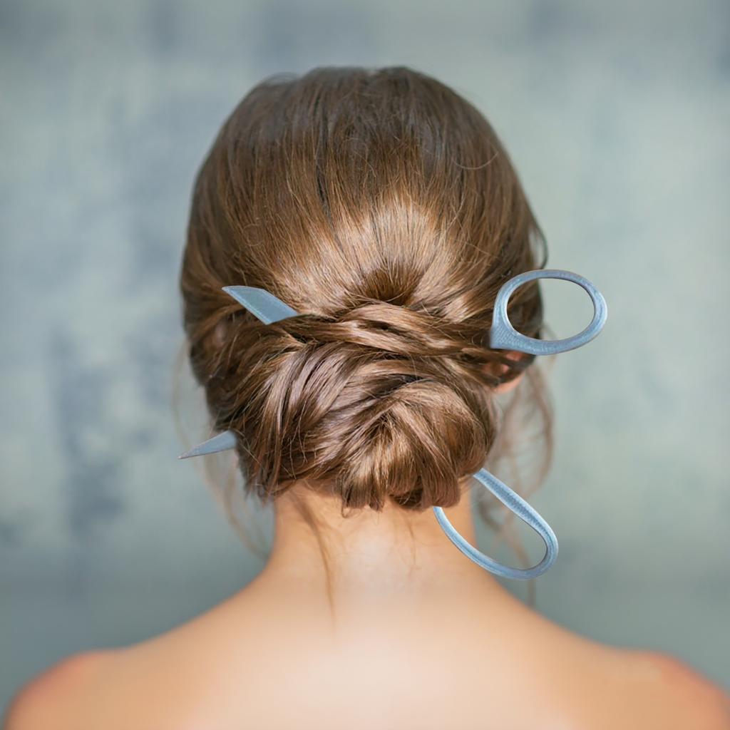 Scissor-shaped Hairpin Hair Accessories Women's Hairpin, Suitable For All Hair Types, Bun Hairpin