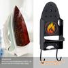 Wall Mount Steam Iron Holder Ironing Board Hanger Household Laundry Wall Mount Iron Hanger Ironing Board Rack Black- for Iron Max 5.5 Inch Width Iron