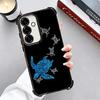 Cartoon Ocean Sea Turtle Plating Phone Case For Samsung A17 A07 A37 A57 A16 A56 A15 A55 A14 A54 A13 A53 A26 A36 A25 A35 A24 A34