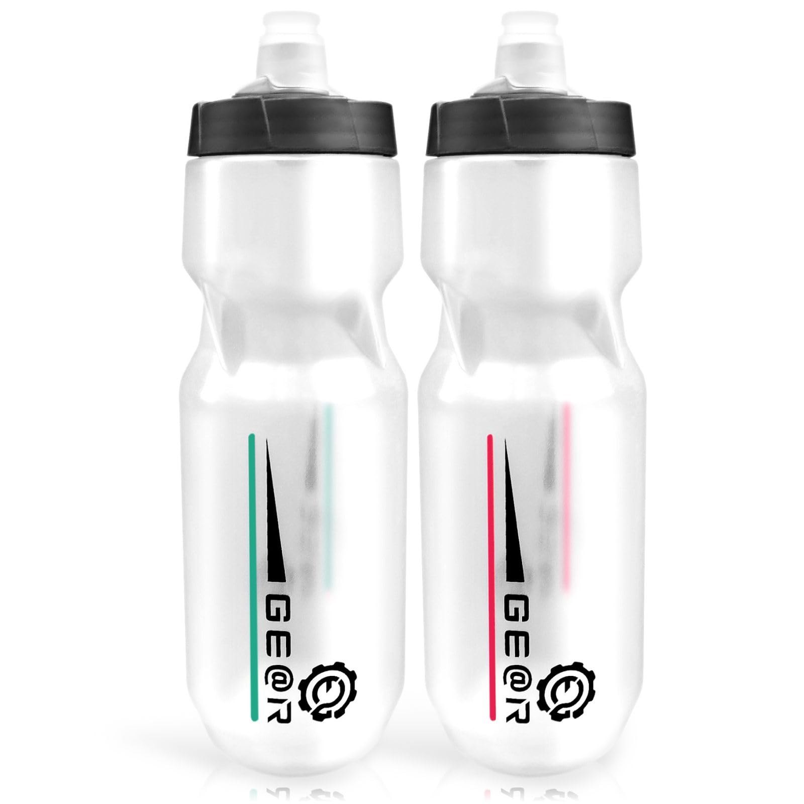 

Hydro Clear Cycle Clear Видимый Велосипедный Набор из 2 штук (Джиртл) Бутылка, Объем, Велосипедная/Дорожная Бутылка, 710 мл, (Смешанные цвета)