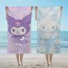 Towel Textile Bathrobe Beach Quick-Drying Lightweight Beautiful Portable Camping Swim Family Pool Flower SRO Travel