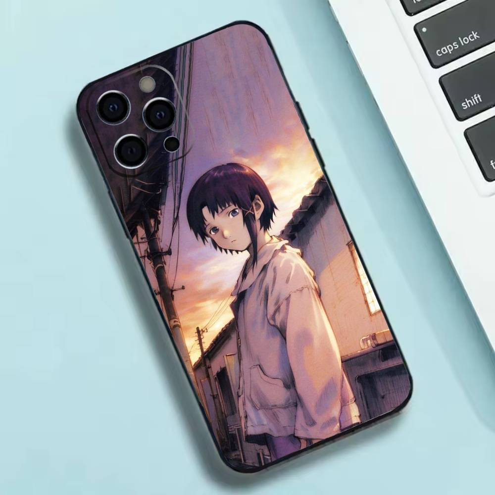 S-Serial Experiments L-Lain Phone Case Silicone Soft For IPhone 17 16 15 14 13 12 11 X XR Plus Pro Max Plus