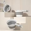 Creative Folding Water Scoop Suspensible Long Handle Collapsible Bath Scoop Portable Thickened Kitchen Water Ladle Travel