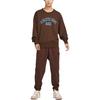 Nike Sportbekleidung Trend Grafikdruck Strick Rundhals Sweatshirt Herren Oberteile Braun DX0026-259