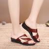 Medium Heel Shoes Outside Women's Slippers and Ladies Sandals Small Size High Quality Slides New Fashion Style Shoe On Promotion