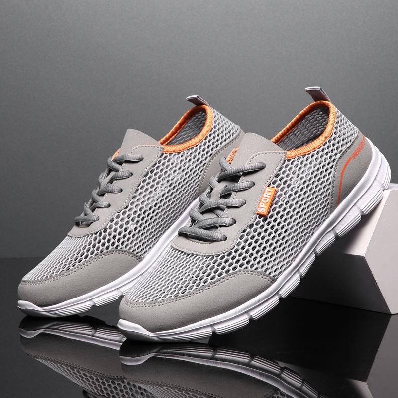 Lightweight Men Shoes Sneakers Summer Breathable Sneakers For Men Comfortable Sports Shoes