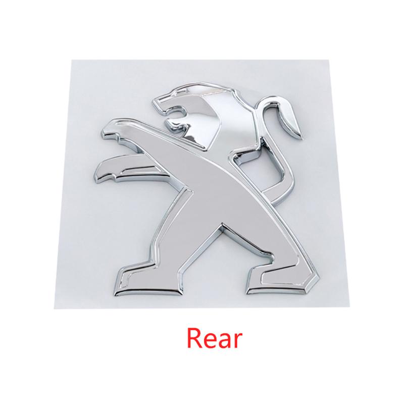 Automobile Front Hood Rear Trunk Badge Lion Emblem for Peugeot 301 ABS Plastic Car Stickers Refitted Decorative Accessories