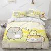 3D Anime Kawaii Cartoon Sumikko Gurashi Bedding Set Double Twin King Duvet Cover Comforter Pillowcase Boys Girls Adults Bedroom7