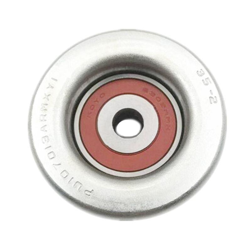 Powerful 1 PCS Car Drive Belt Tensioner Idler Pulley 16604-0P011 / 16604-31020 Silver For Toyota Tacoma 2.7L