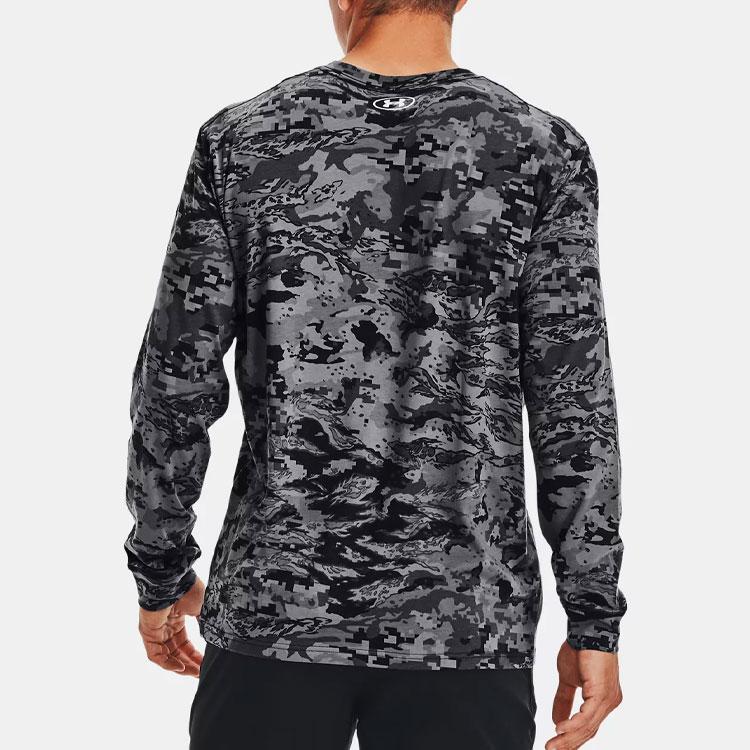 Under Armour Breathable Casual Sports Pullover T-Shirt Men Tops Black 1366466-001