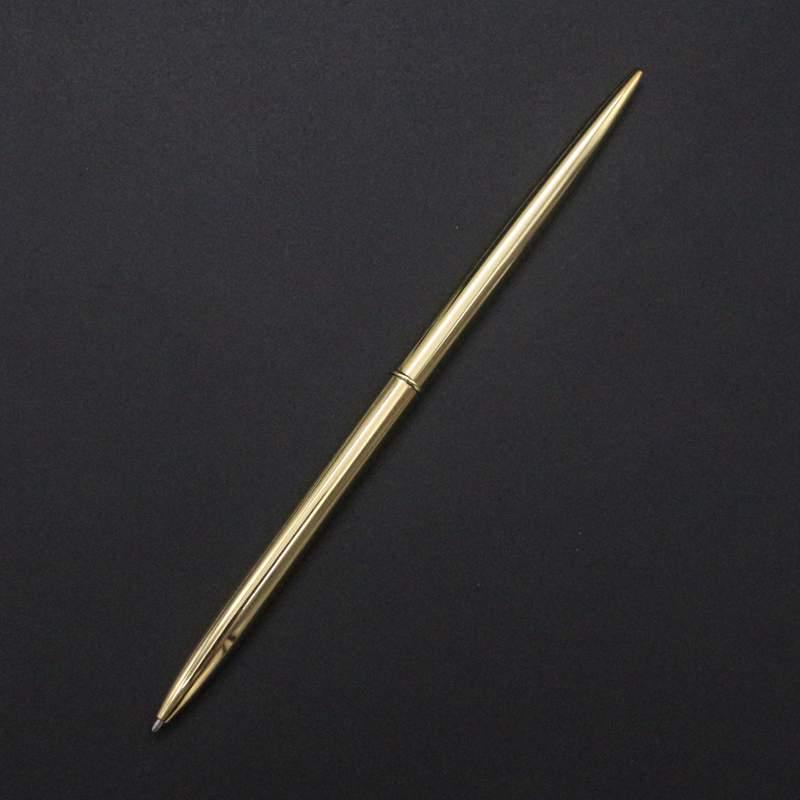 Acrylic & Metal Desk Pen Holder Set with Ballpoint Pen for Business Counter