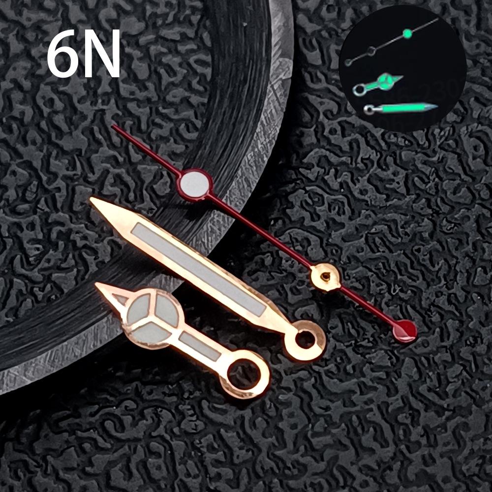 Retro Green Luminous Watch Hands for NH35/NH36 Movements
