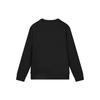 Fila Letter Print Simple Round Neck Long Sleeve Sweatshirt Men Sweatshirt Black F11M312202F-BK