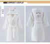 Children's Warm Cotton Cartoon Hooded Bathrobe - Absorbent Towel Material for Boys & Girls, Ideal for Autumn/Winter Swimming or Sleepwear.